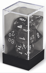 Chessex Dice: 7 Set Polyhedral Translucent Smoke White CHX23078